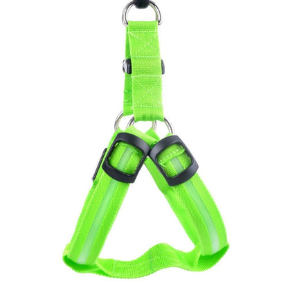 LED Nylon Pet Safety Harness
