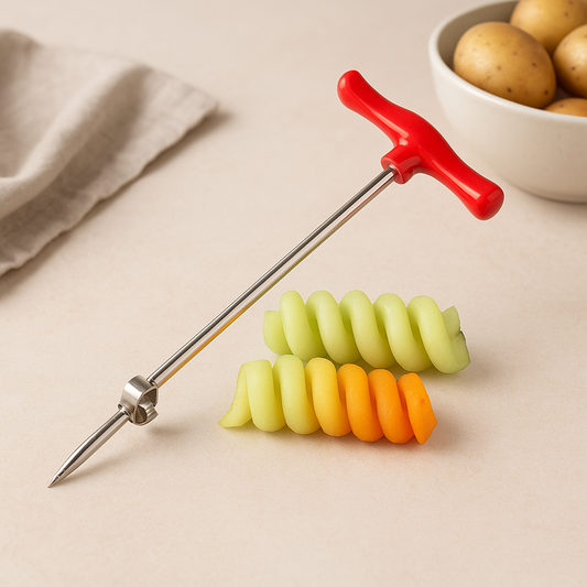 Spiral Potato Cutter for Easy Twisted Fries
