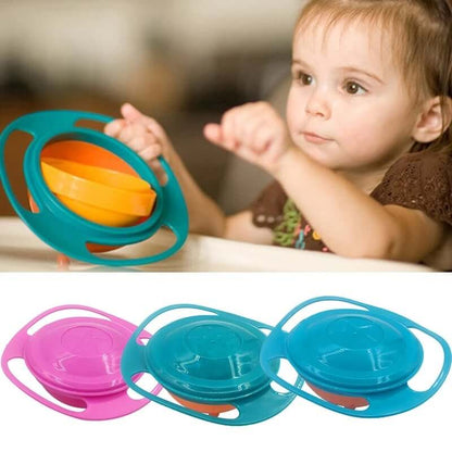 360 Spill-Proof Baby Gyro Bowl for Toddlers